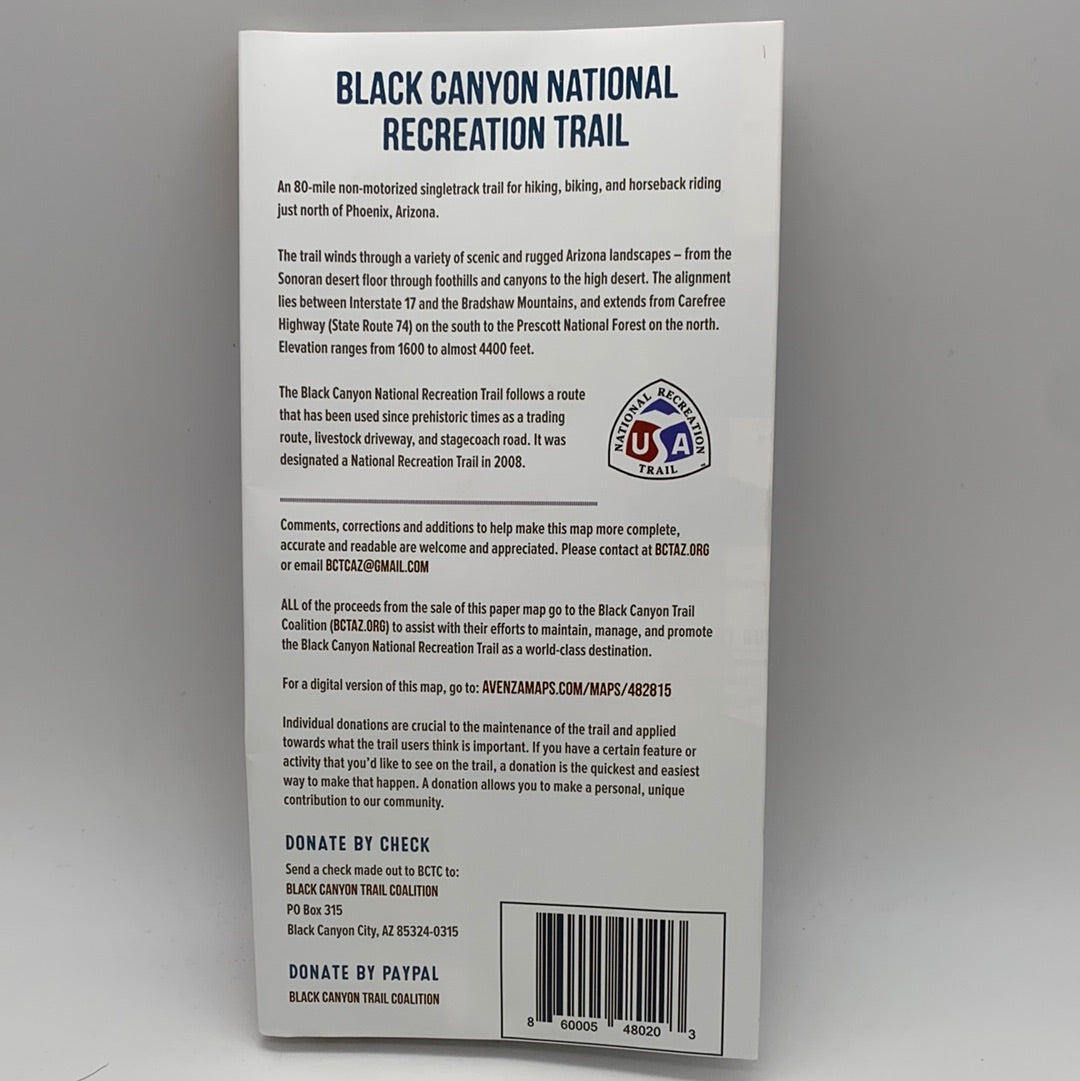 Black Canyon National Recreation Trails Map