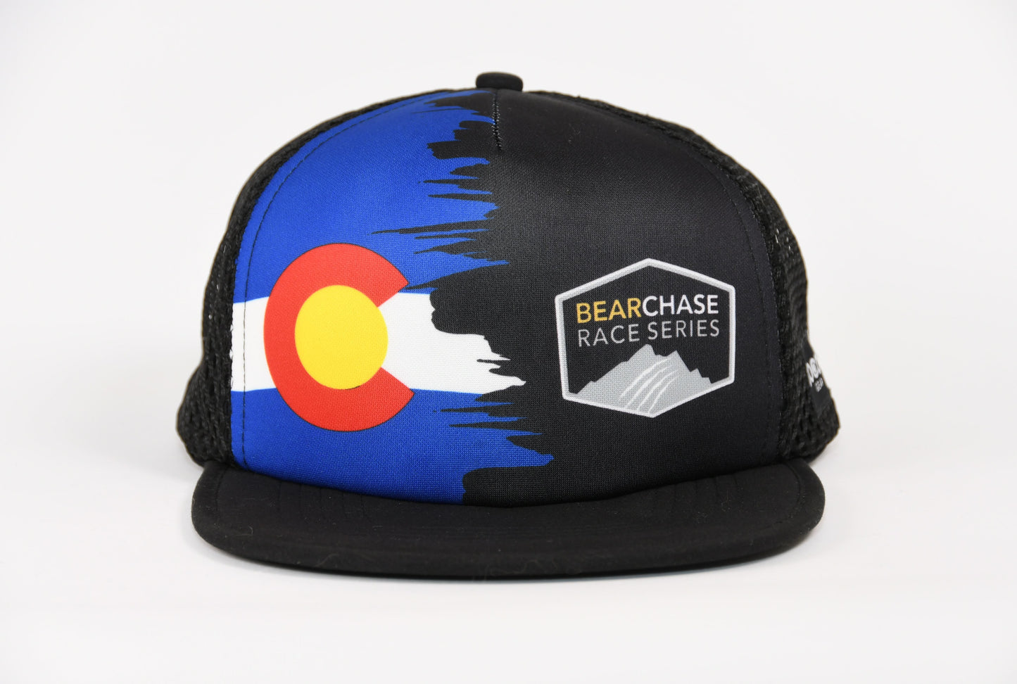 Bear Chase Race Series Flat Bill Trucker Hat