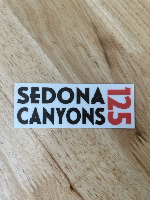 Sedona Canyons 125 Sticker