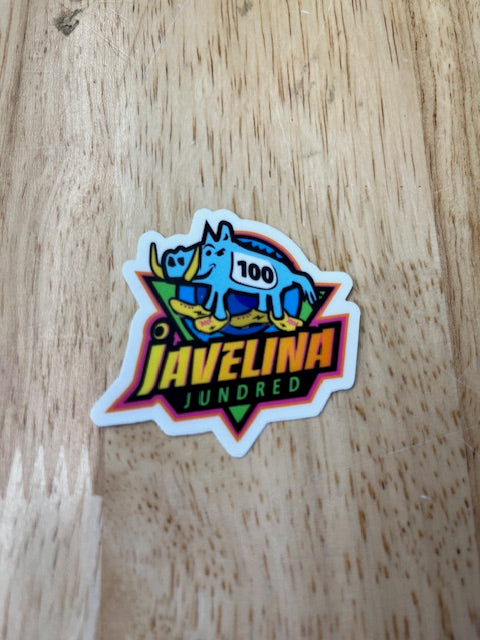 Javelina Jundred stickers