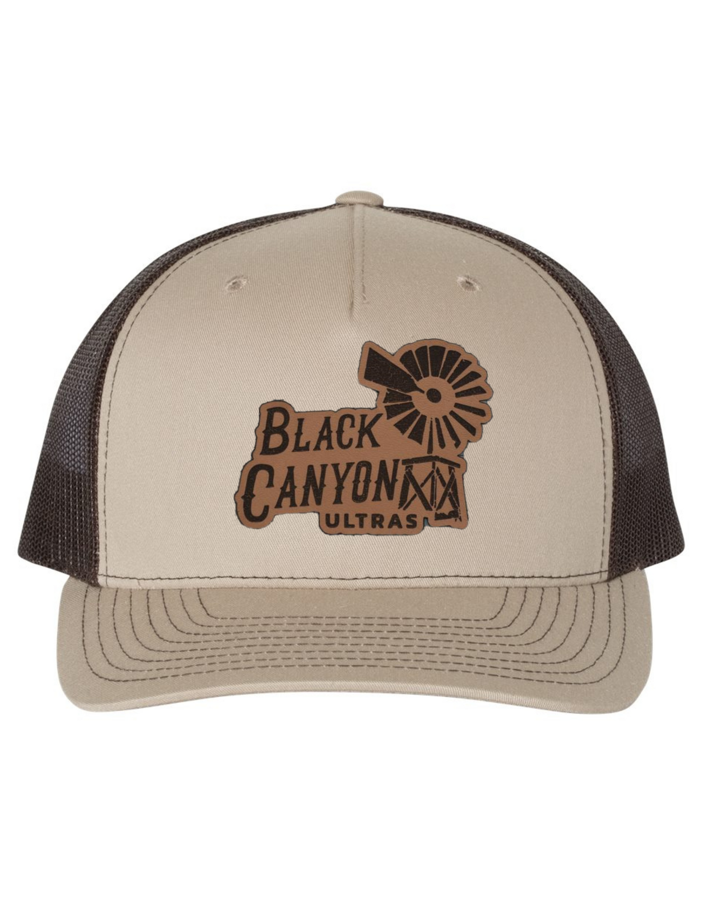 Black Canyon leather patch hat