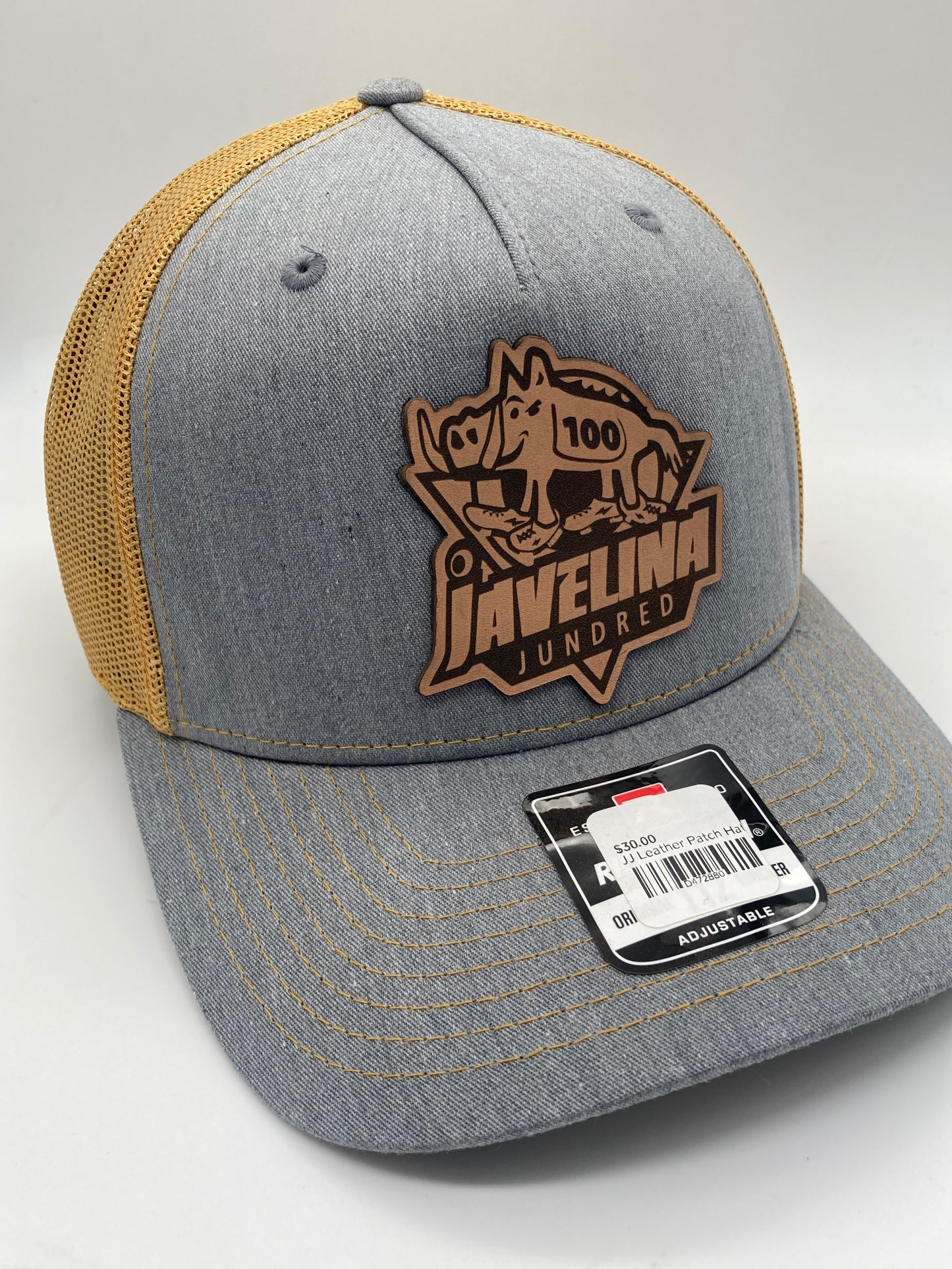 Javelina Leather Patch Hat