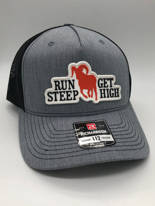 Run Steep Rubber Patch Hat